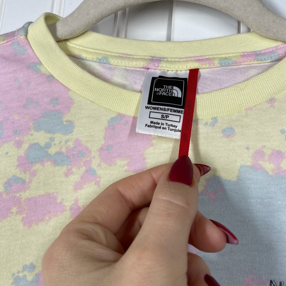 The North Face Women’s Short Sleeve Crew Neck Tie-Dye T-Shirt Dress Size Small S - Picture 7 of 9